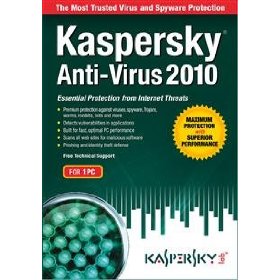 Kaspersky Anti-Virus 2010 - 1 PC / 1 Year - OEM